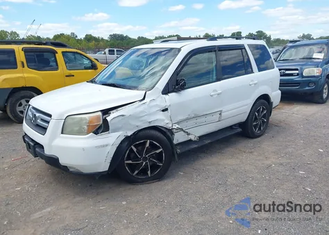 2006 Honda Pilot Ex-L from USA, damaged, VIN 5FNYF18566B002000